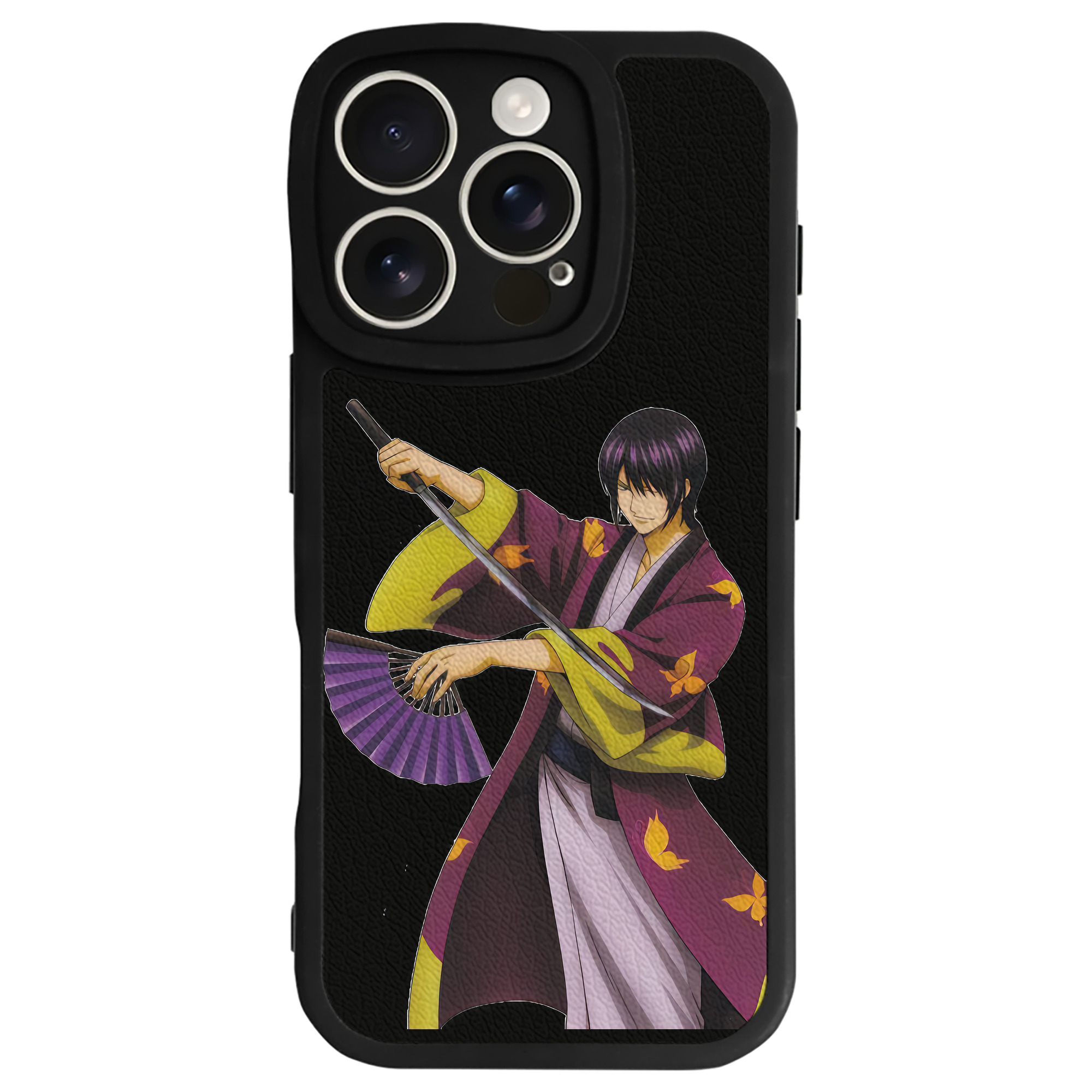 （画像用） ぎんたま 坂田銀時（さかたぎんとき） 神楽 志村新八（しむら しんぱち） GINTAMA Sakata Gintoki Kagura Shimura Shinpachi 【iPhone 16シリーズ対応】シリコンスマホケース（レザー調） 材質：シリコン